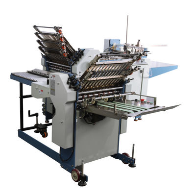 50*105mm Cross Fold Paper Leaflet Folding Machine اتوماتیک موازی برای کتابچه
