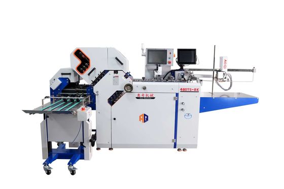 عرض 480mm دستگاه تاشو برگه های فرمت بزرگ با ماشین پوشه متقاطع